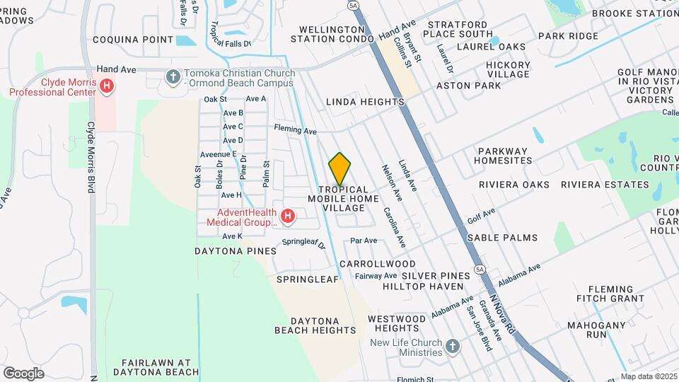 1302 Arroyo Pkwy Map and Location Details