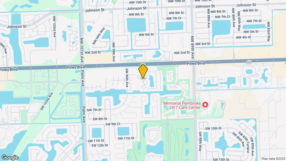 400 Palm Cir W Map and Location Details