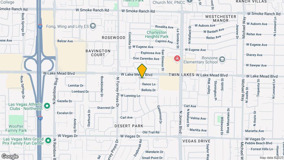 6245 Yerba Ln Map and Location Details