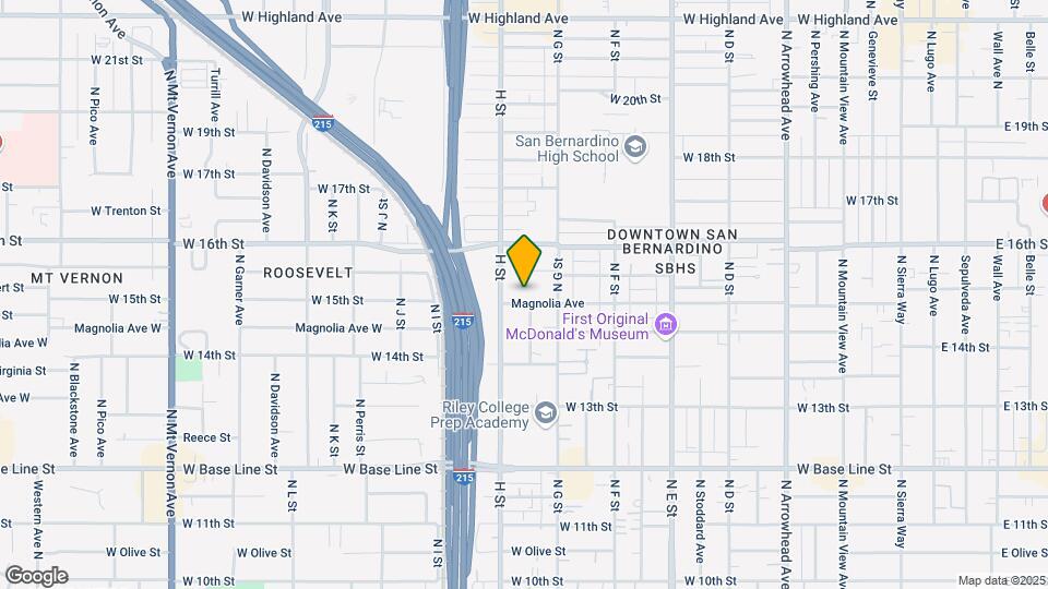 764 W Magnolia Ave Map and Location Details
