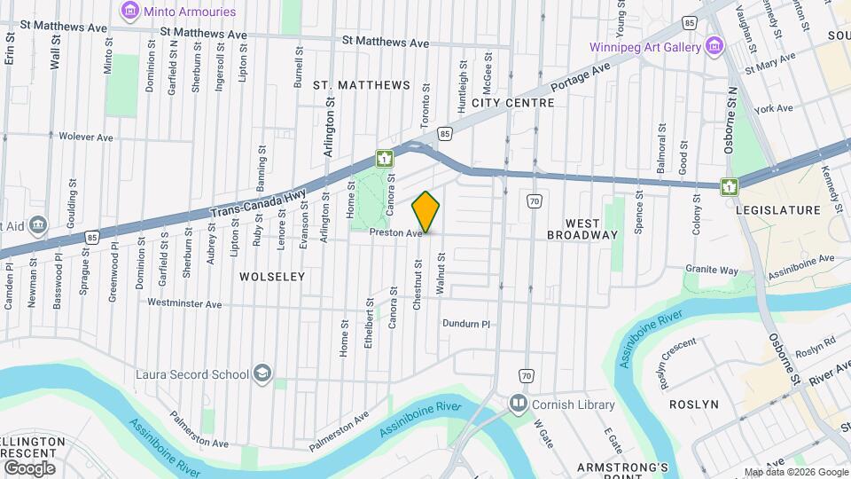 Westmoreland Apartments Map and Location Details