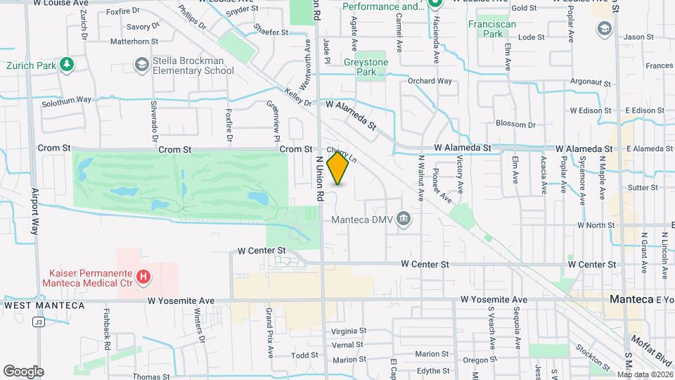 390 N Union Rd Map and Location Details