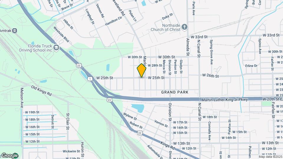 2540 W 25th St Map and Location Details