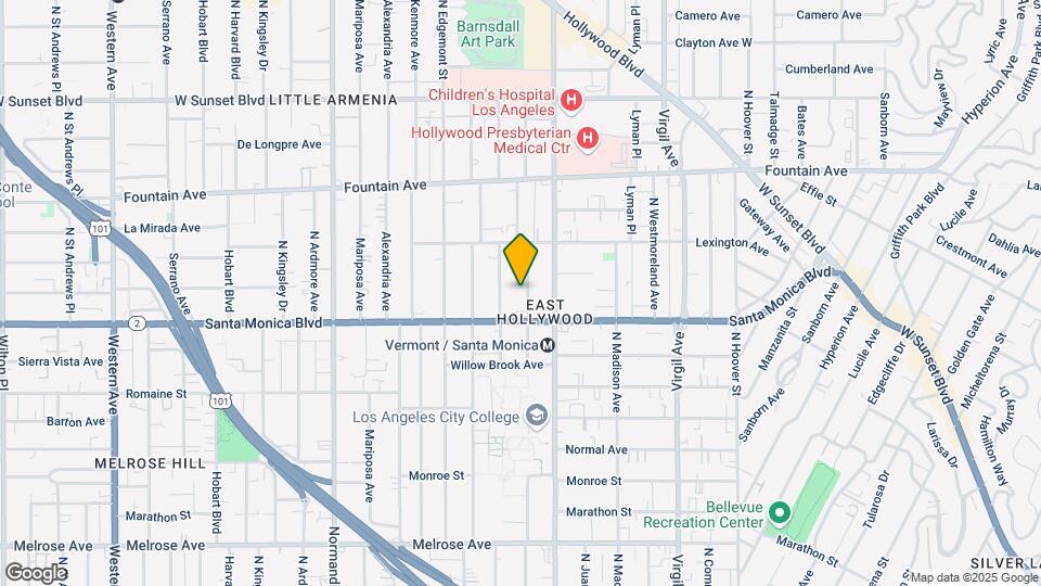 1129 N New Hampshire Ave Map and Location Details