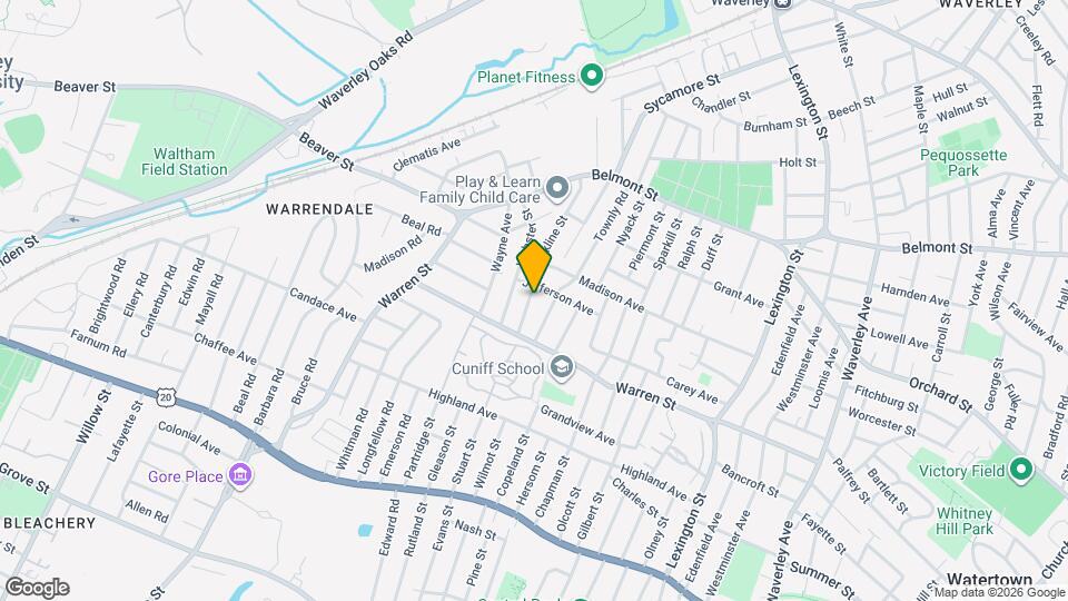 108 Brookline St Map and Location Details