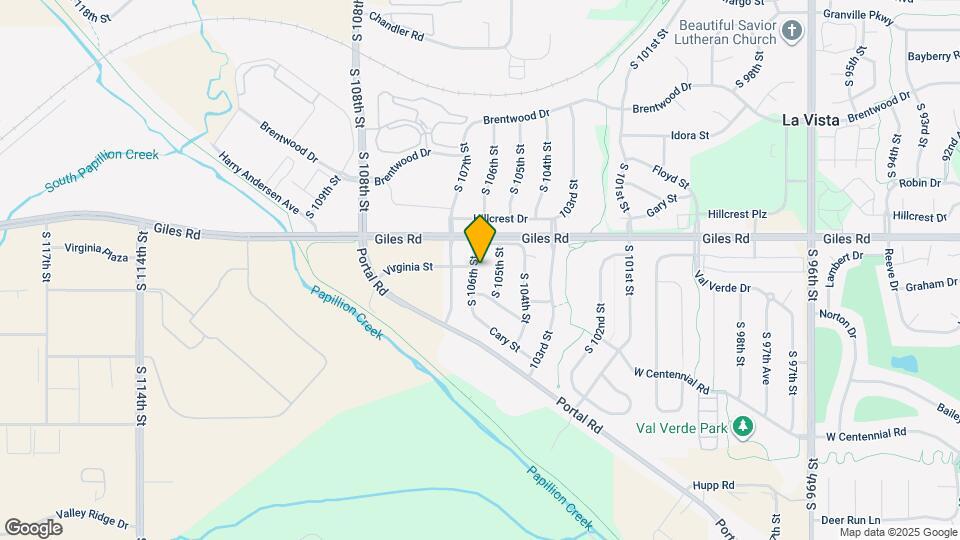 8507 S 106th St Map and Location Details