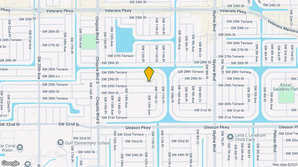 1201 SW 29th Terrace Map and Location Details