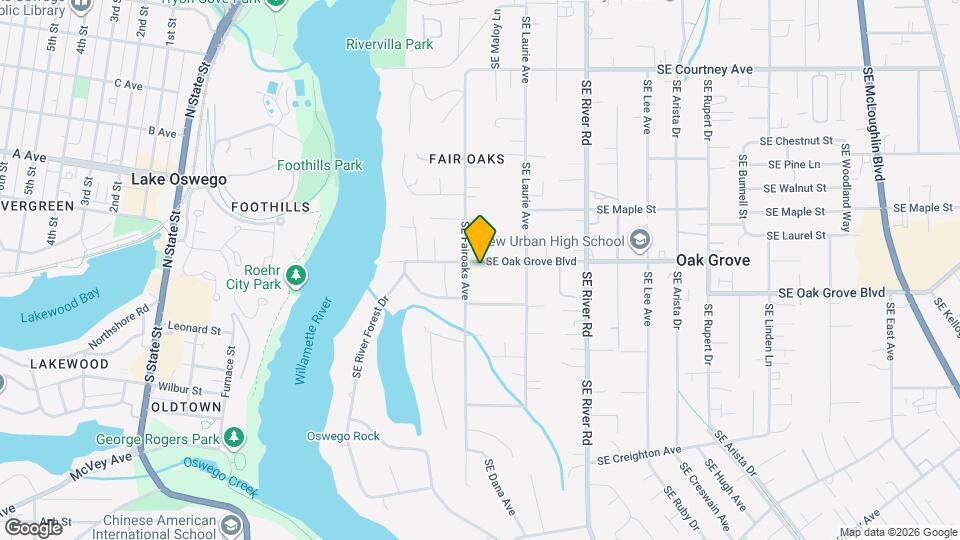 1212 SE Oak Grove Blvd Map and Location Details