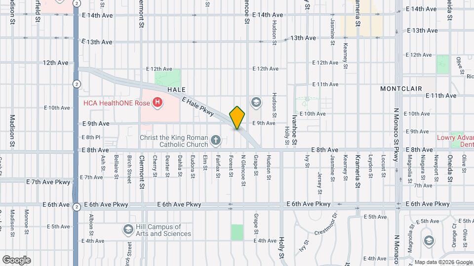 868 Forest St Map and Location Details