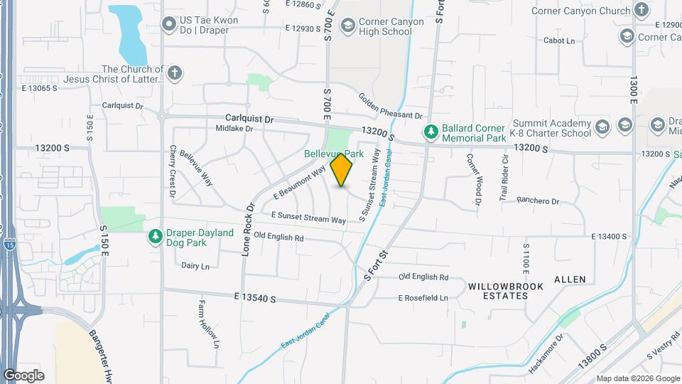 13320 E Lakemont Dr Mapa y Detalles de la Ubicación