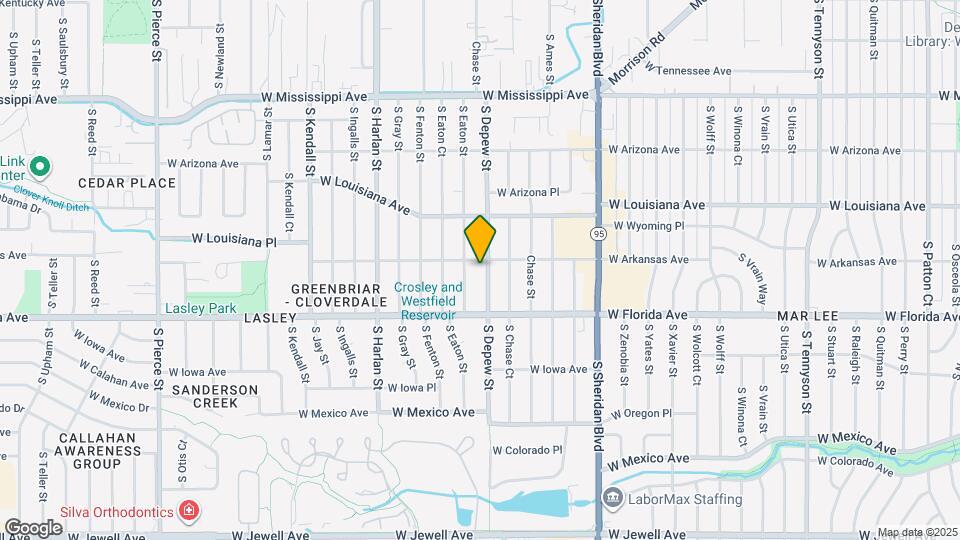 1415 S Depew St Mapa y Detalles de la Ubicación