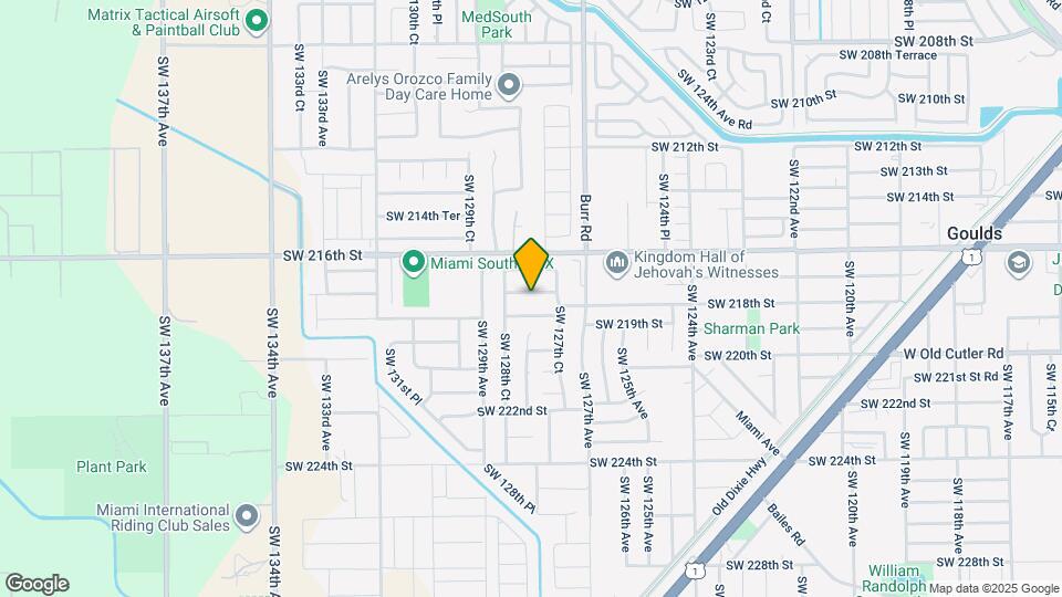 12770 SW 217th Terrace Map and Location Details