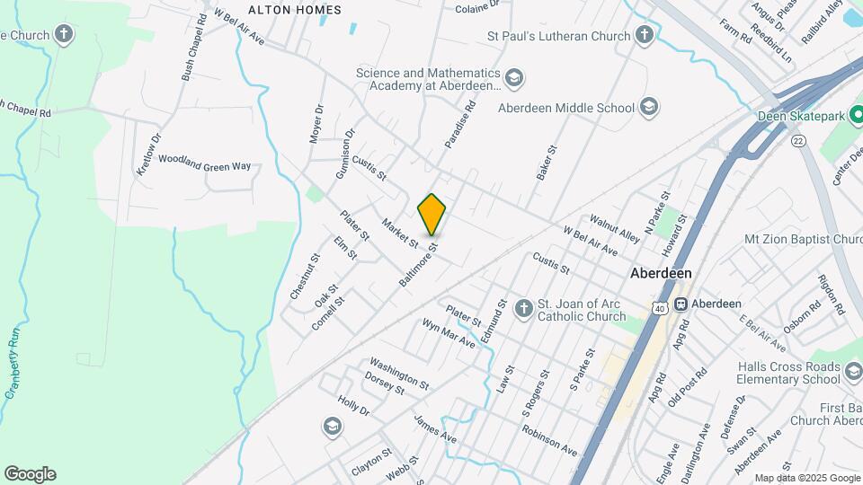 136 Baltimore St Map and Location Details