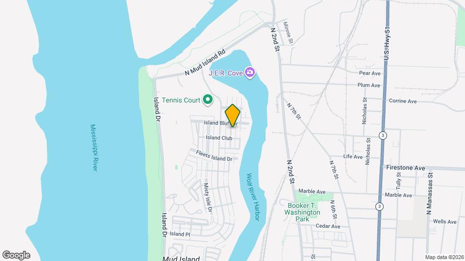1368 Island Town Dr Mapa y Detalles de la Ubicación