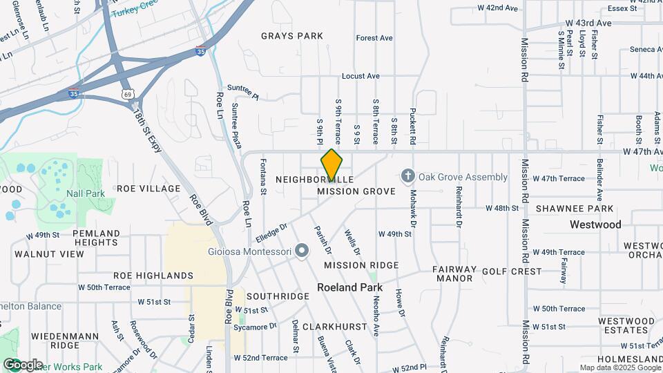 4108 Elledge Dr Map and Location Details