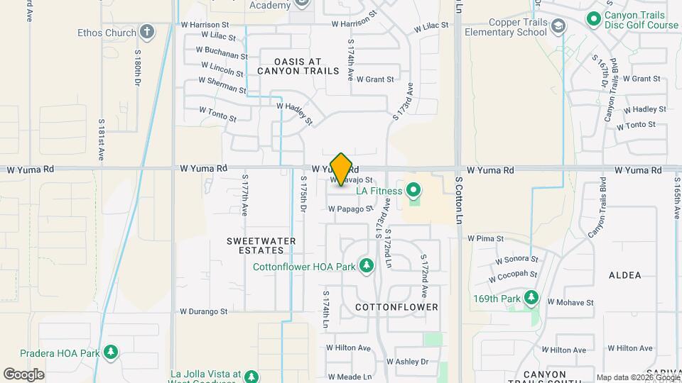 17430 W Yavapai St Map and Location Details
