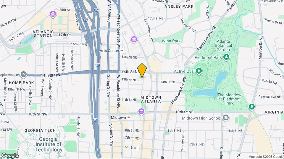 1136 Crescent Ave NE Mapa y Detalles de la Ubicación