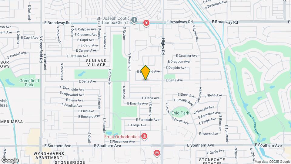 5057 E Delta Ave Map and Location Details