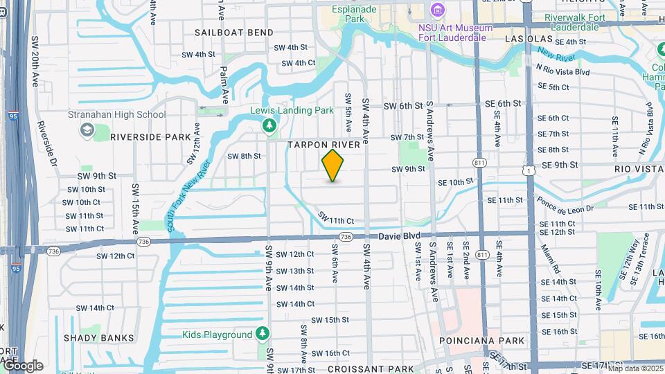 606 SW 10th St Map and Location Details