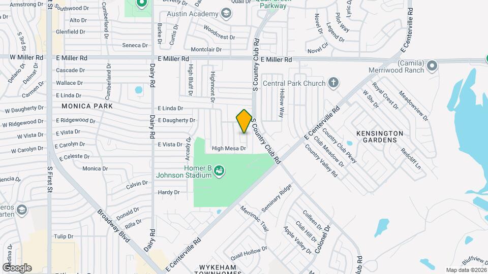 2501 Highdale Dr Map and Location Details