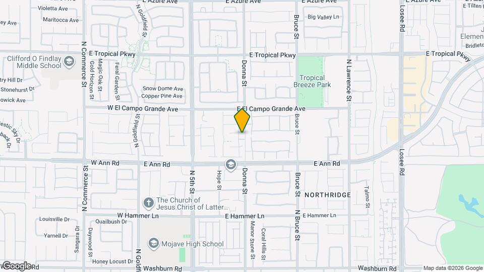 5702 Sunset Sedona St Map and Location Details