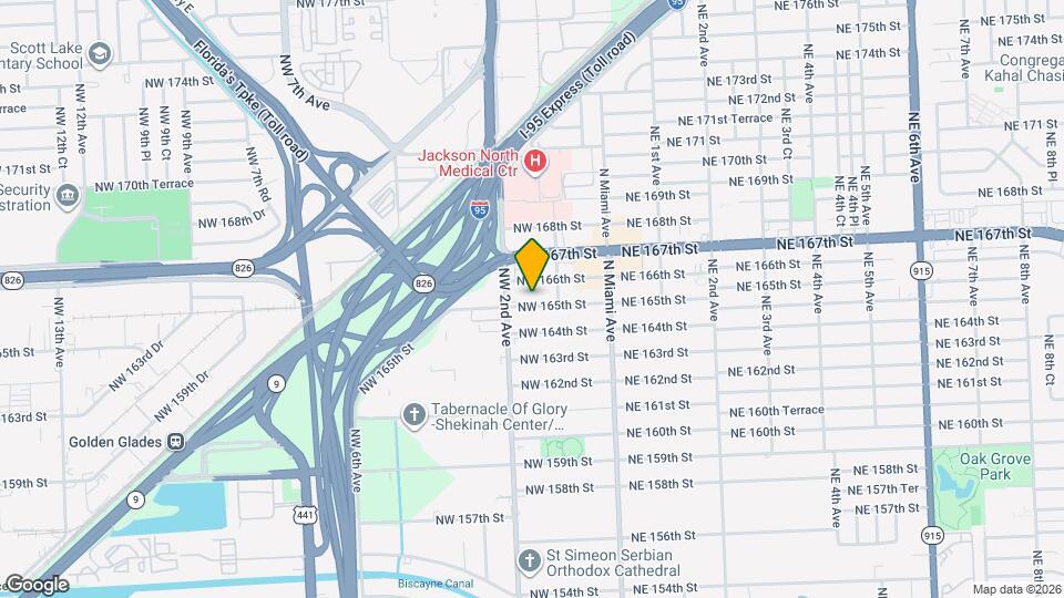 151 NW 165th St Map and Location Details