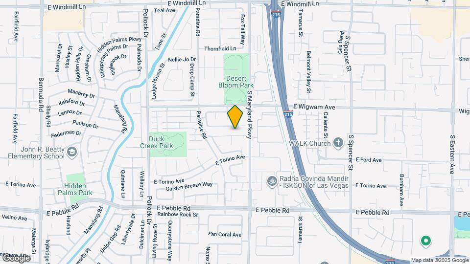 1148 Warm Canyon Way Map and Location Details