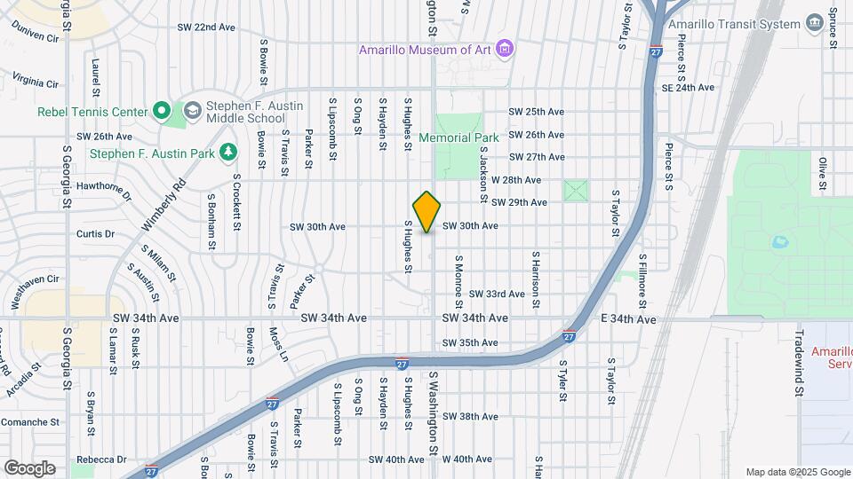 3004 S Washington St Map and Location Details