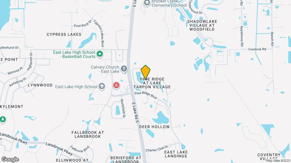 1261 Pine Ridge Cir W Map and Location Details