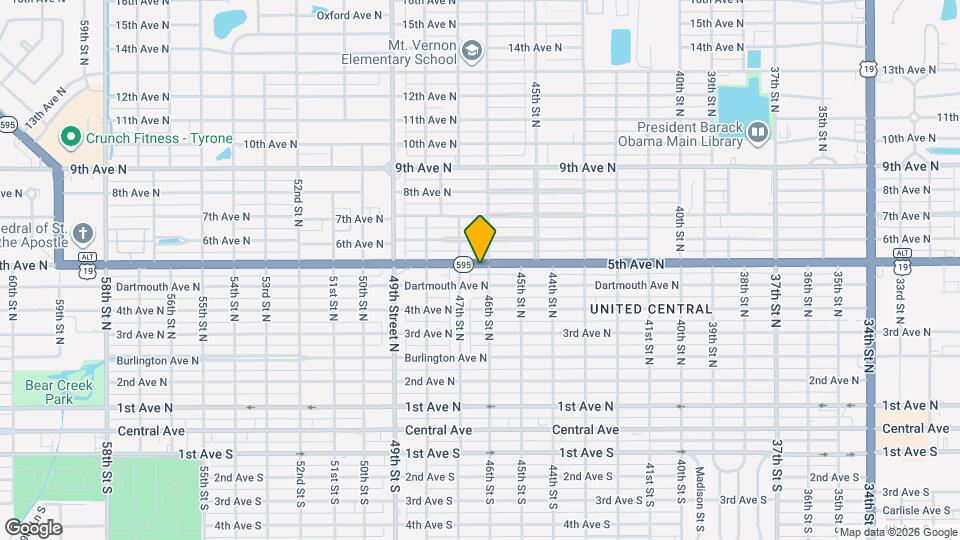 4616 5th Ave N Map and Location Details