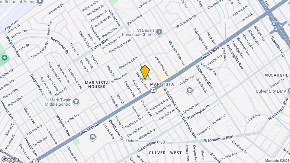 3764 Wasatch Ave Map and Location Details