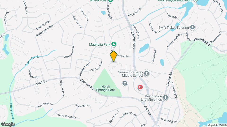 211 Curvewood Rd Map and Location Details