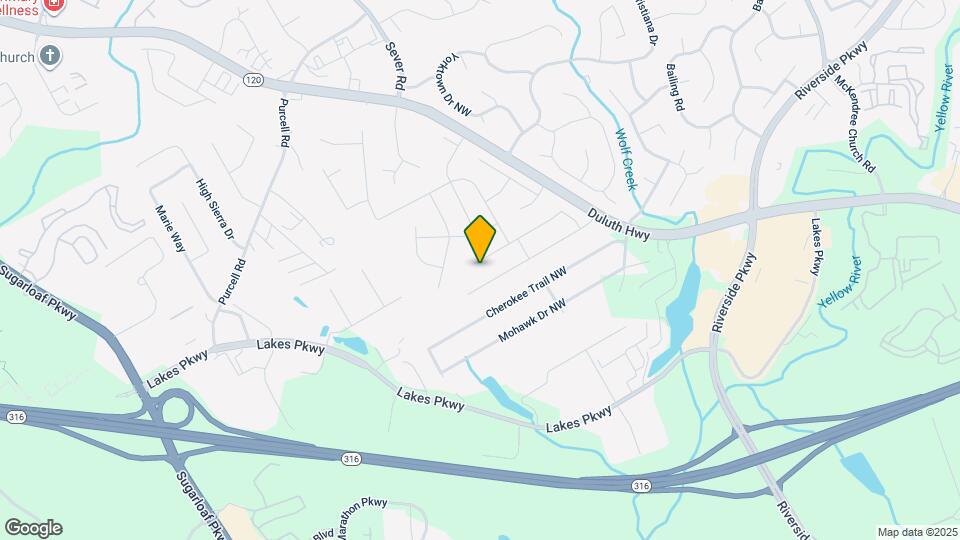 1394 Luther Way Map and Location Details