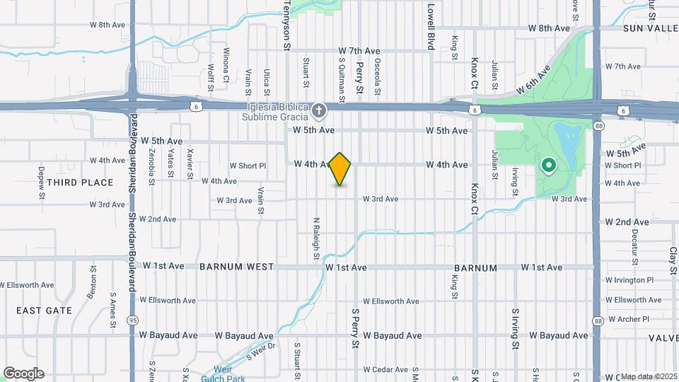 314 Quitman St Map and Location Details