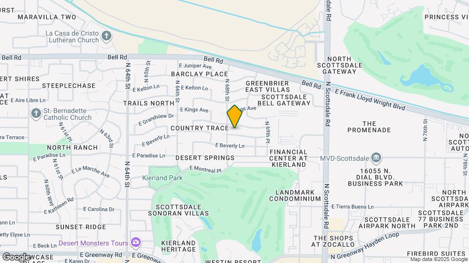 6814 E Sandra Terrace Map and Location Details