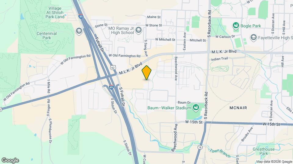 1005 S Hollywood Ave Map and Location Details