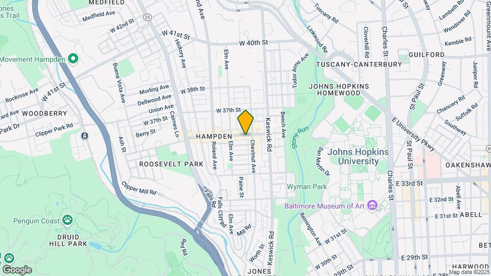 817 W 36th St-Unit -2 Map and Location Details