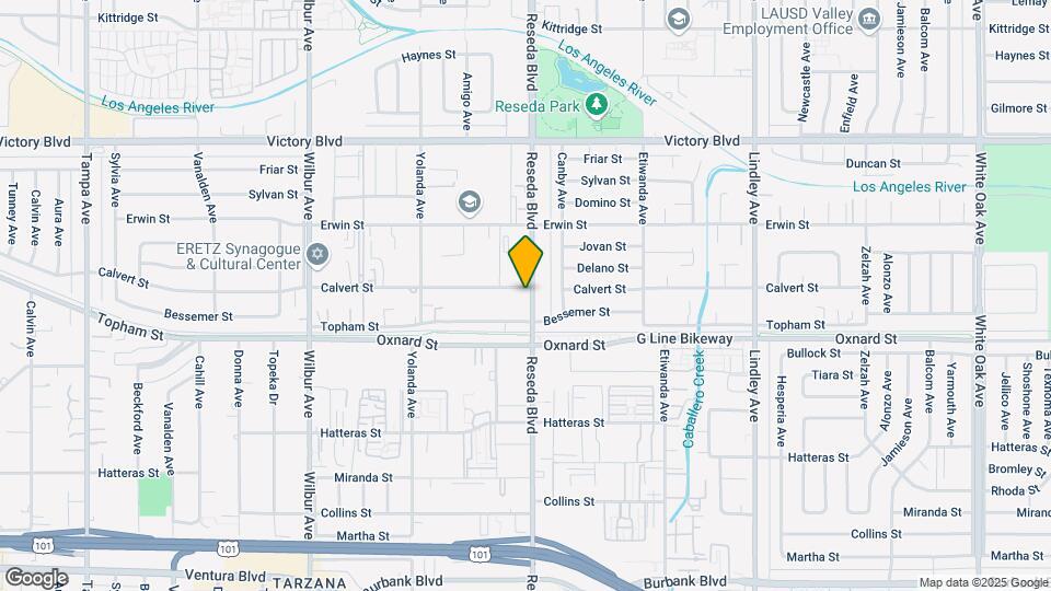 6135 Reseda Blvd Mapa y Detalles de la Ubicación