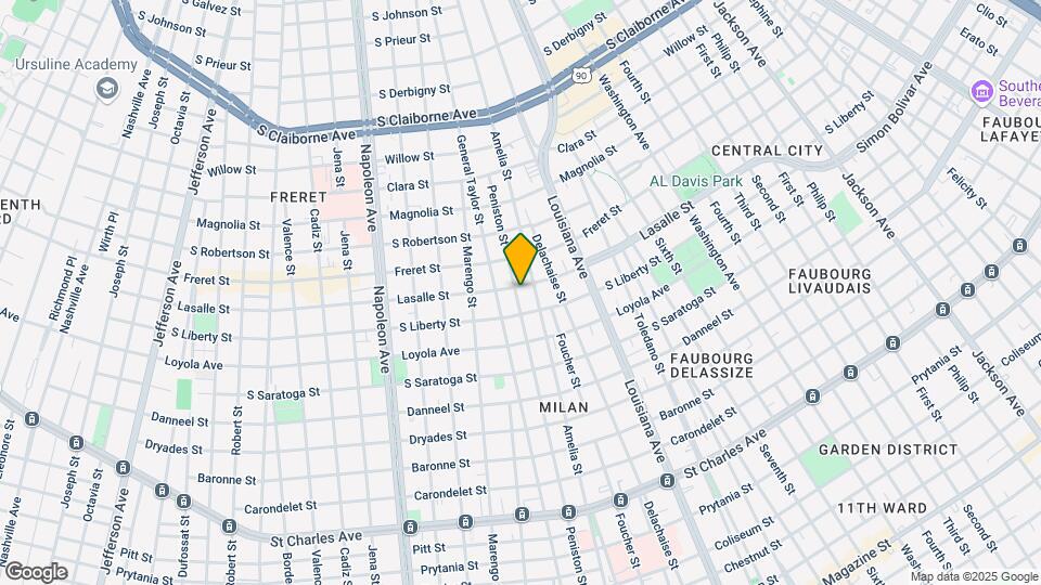 2327 Peniston St Map and Location Details