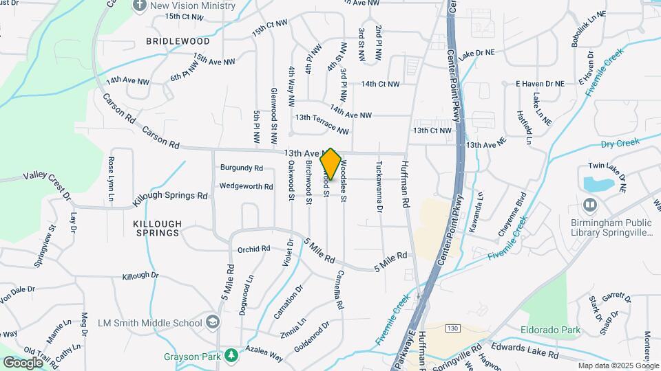 1209 Linwood St Map and Location Details