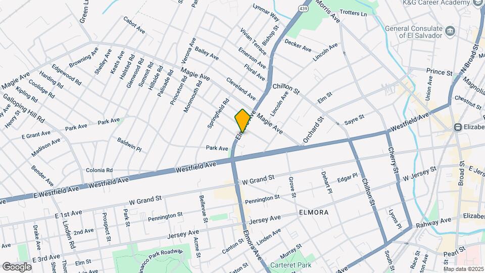 343-345-345 Elmora Ave Map and Location Details