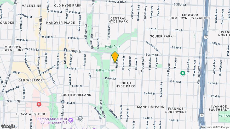 3940 Holmes St Map and Location Details