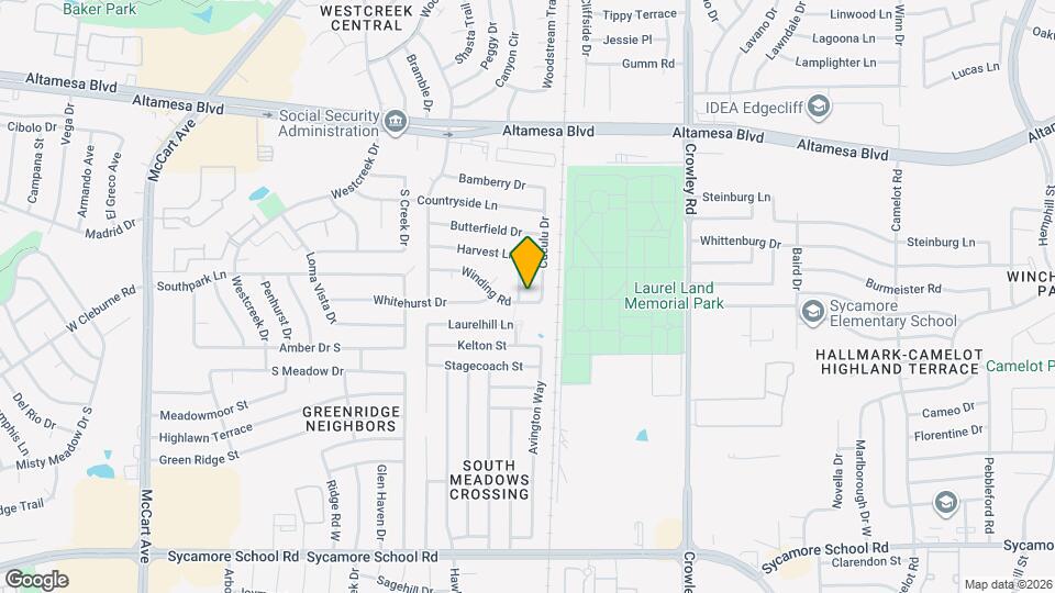 6841 Ashbury Dr Map and Location Details