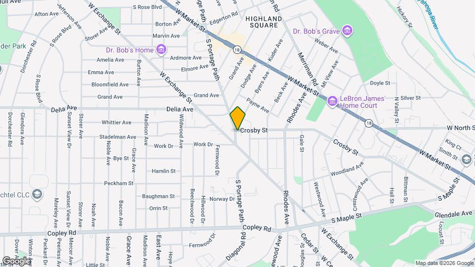 730 Crosby St Map and Location Details