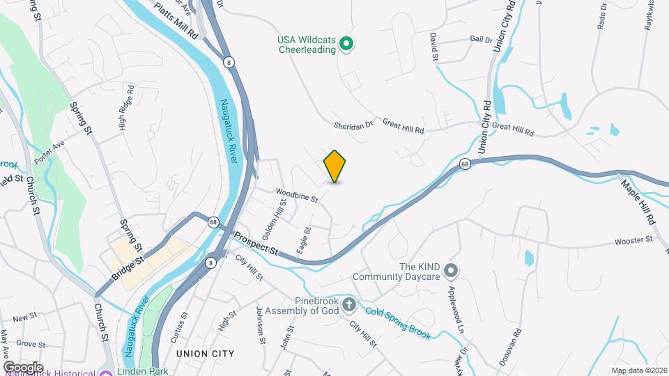 112 Woodbine St Map and Location Details