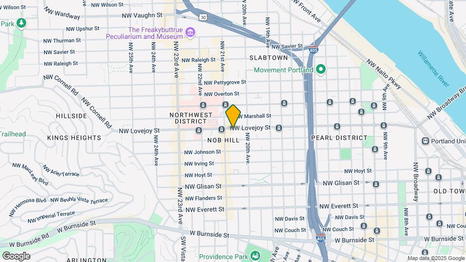 2060 NW Lovejoy St Mapa y Detalles de la Ubicación