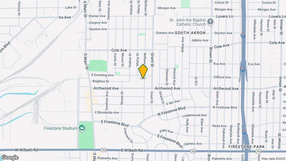 1298 Bellows St Map and Location Details