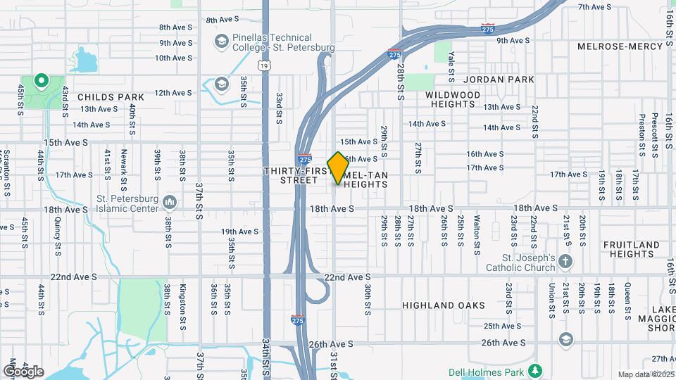 1742 31st St S Map and Location Details