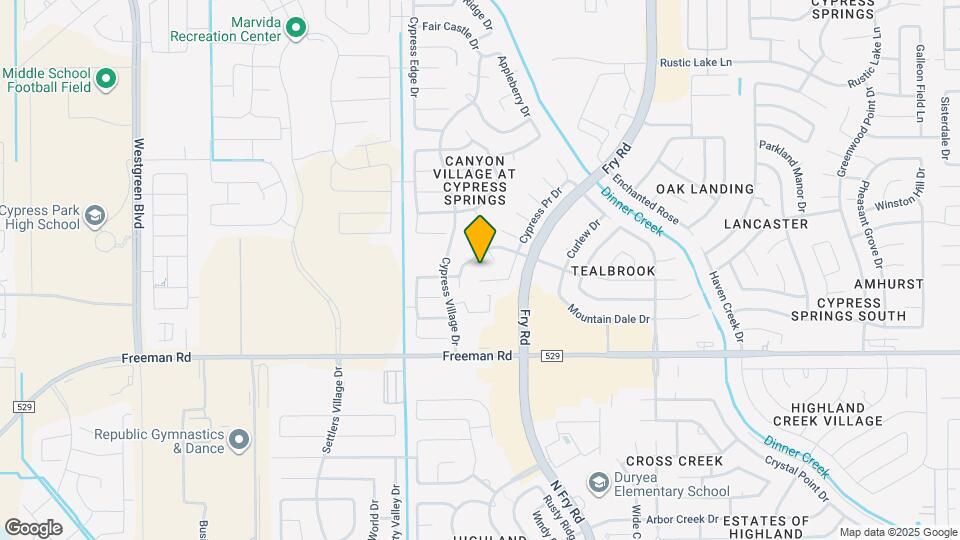 20538 Cypress Gully Dr Map and Location Details