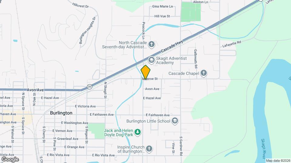 430 N Section St Map and Location Details